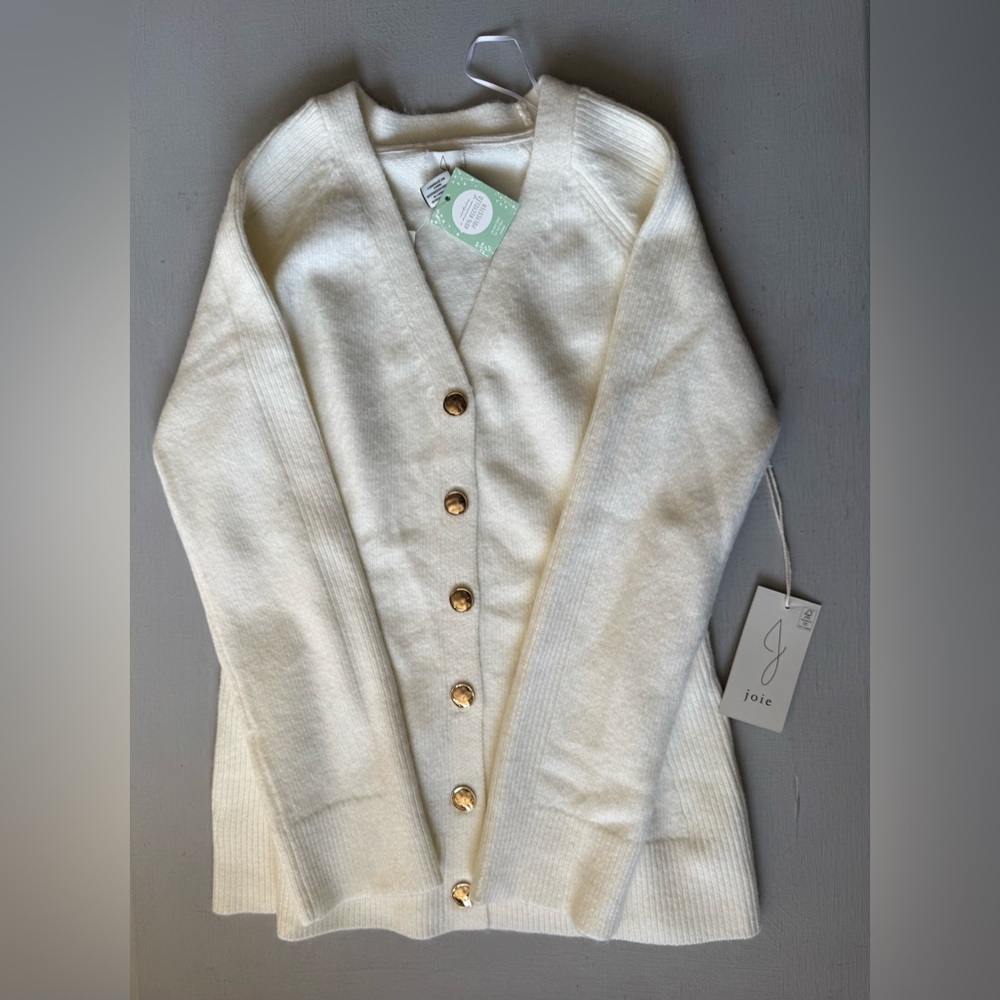 NWT Joie Long Cardigan Nautical Coat